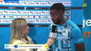 OM 13 AUXERRE  Réaction dUlysses GARCIA au micro de DAZN quotOn a pas le DROITquot [upl. by Atilemrac811]