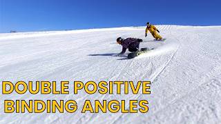 Double Positive Binding Angles  GAME CHANGER for snowboard carving [upl. by Keiko]