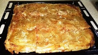 Byrek me Qepe e Domate  Onions and tomato pie [upl. by Ellerrehs]