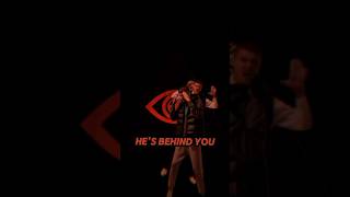 HE’S BEHIND YOU 366days tbfa youtube hesbehindyou pantomime abba skit shorts [upl. by Adniuqal]