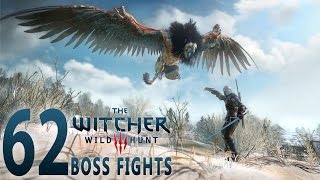 Witcher 3  Boss Fights Death March No Damage Combat Build 62 Battles Patch 106 [upl. by Bascio604]