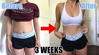 ABS IN 3 WEEKS  Trying Chloe Tings workouts [upl. by Olbap]