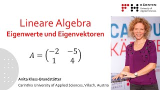 Lineare Algebra Eigenwerte und Eigenvektoren einer zweireihigen Matrix [upl. by Shivers]