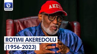 Governor Of Ondo State Akeredolu Dies At 67 [upl. by Anitsyrk]