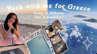 Pack with me for Athens Greece Living in Greece for three months  Greece Summer 2021 vlog Ep 1 [upl. by Aelahc]