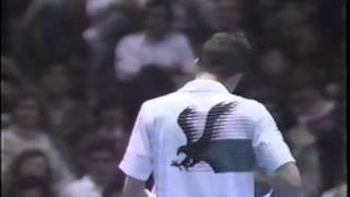 Philadelphia 1991 F Lendl vs Sampras [upl. by Selmore]