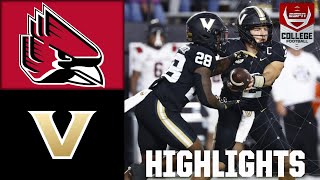 Ball State Cardinals vs Vanderbilt Commodores  Full Game Highlights  ESPN College Football [upl. by Malo]