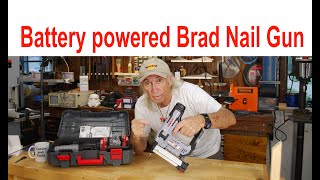 LinkNal Brad Nail Gun battery powered 20V reviewed by Coffee and tools Ep 465 [upl. by Entsirhc]