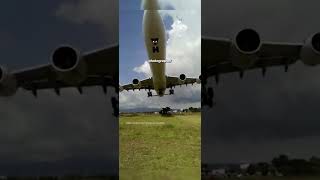 Low and WOAH Iberia A340600 very low approach in South America [upl. by Vaughn336]