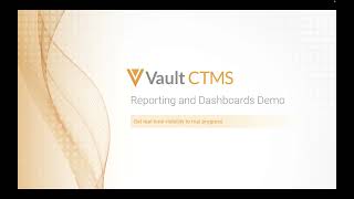 CTMS Reporting Demo [upl. by Lubow]