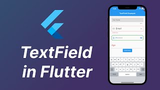 TextField in Flutter  Flutter Widget Explained [upl. by Enoid]