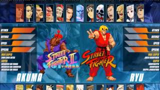 Devon Presents Street Fighter X The World Warrior Screenpack for MUGEN 11 Preview [upl. by Ernesto854]