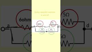 finding equivalent resistance in resistive mesh network [upl. by Ritter]