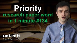 PRIORITY definition PRIORITY in a sentence PRIORITY pronunciation PRIORITY meaning [upl. by Elledoj]