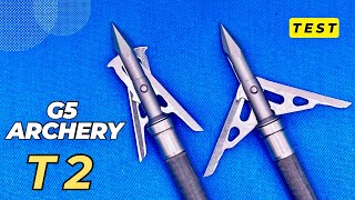 G5 T2 100gr BROADHEAD TEST [upl. by Anaert481]