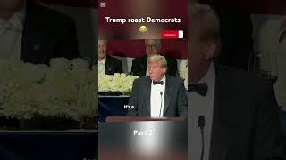 trump roast Democrats at AL smith dinner 2024 😂 kamala election2024 biden [upl. by Flint341]