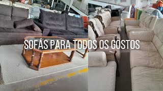 BAZAR DE MÓVEIS USADOS  VEM COMIGO VER OS SOFÁS DO BAZAR DE MÓVEIS  MERCATUDO CASAS ANDRÉ LUIZ [upl. by Ellsworth]