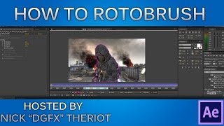 How to Rotoscope in After Effects CS6  By DGFX [upl. by Armil413]