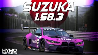 Suzuka Hotlap  SETUP  1583  BMW M4 GT3  Assetto Corsa Competizione v195 [upl. by Neret]