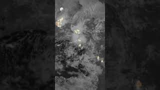 Lightning activity in the Intertropical Convergence Zone from space 🛰⚡️ [upl. by Fitting]