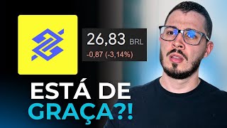 BBAS3 LUCRO RECORDE E AÇÃO CAINDO É HORA DE COMPRAR [upl. by Llennehc]