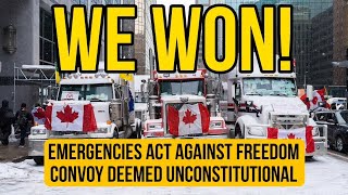 BREAKING Federal Court rules against Trudeau and Freeland Emergencies Act was unconstitutional [upl. by Ilehs]