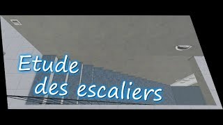 Etude de léclairage des escaliers Installation électrique [upl. by Einaffyt]