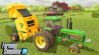 Making Hay With No Time  Farming Simulator 22 [upl. by Arised]