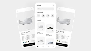 Flutter Animation Shoes App  UI  Speed Code [upl. by Nileak]