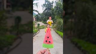 Kind girl eating watermelon ice cream 🍧 watermelon ice cream 🍓 eye candy shorts [upl. by Peggie201]