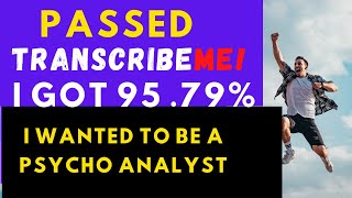 TranscribeMe Audio Test Answer  TranscribeMe  I wanted to be a psychoanalyst Audio [upl. by Ledba]