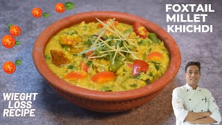 How to Cook Millets Khichdi  How to Make Weight loss khichdi l Millet Recipes Chef Sahajan [upl. by Irep]