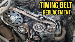 Timing Belt Replacement VW Passat B7 20TDI [upl. by Freeman]