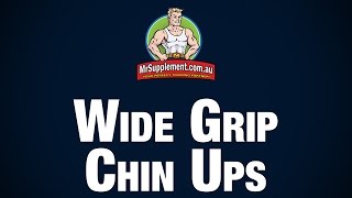 Wide Grip Chin Ups [upl. by Murry771]