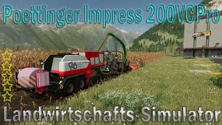 LS22 Modvorstellung  Poettinger Impress 200VCPro Multi Ballenpresse  Ls22 Mods [upl. by Ky]