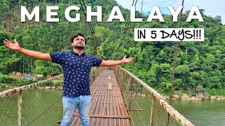 Complete Travel Guide Meghalaya  Tickets Hotels Attractions Food Activities 5 Days Itinerary [upl. by Bozuwa]