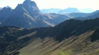 Güntlespitze Rundumblick mit Widderstein Kleinwalsertal Derratal [upl. by Aitan]