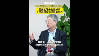 RMB to serve as a balanced force against dollar says former IMF official [upl. by Annij]