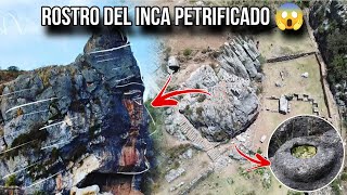 🇵🇪El Gigante Rostro del Inca Petrificado Un Lugar Muy Sagrado 😱Chuspiyoq [upl. by Eelsel]