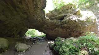 A hike through Maquoketa Caves State Park in Jackson County Iowa [upl. by Uball]