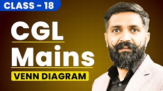 SSC CGL Mains 2024  SSC CGL Reasoning  Venn Diagram  Reasoning Class18  Reasoning by Arun Sir [upl. by Ggerg]