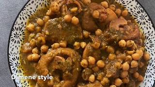 Pied De Veau Aux Poids Chiche A La Marocaine [upl. by Nyrret89]