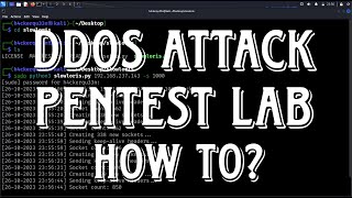 How DOS Attack Works Pentesting Set Up Tutorial [upl. by Mohammad]