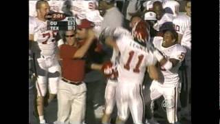 Roy Williams Superman dive  Chris Simms causing game clinching interception from Oct 6 2001 [upl. by Allys]