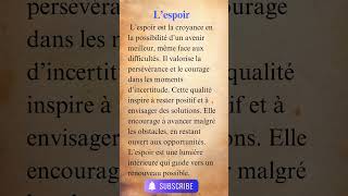 définition de lespoir definitions speakfrenchfluently boostyourfrench french [upl. by Roach468]