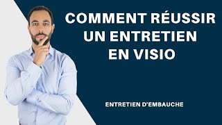 Comment RÉUSSIR un entretien en VISIO [upl. by Leunam]