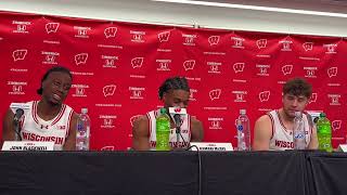 Badger guards break down win over Montana St [upl. by Yren]