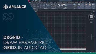 DrGrid  draw grids in AutoCAD [upl. by Gavrah995]