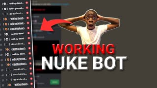 🔥BEST🔥 NUKE BOT WORKING 2024 DISCORD [upl. by Essirehc]