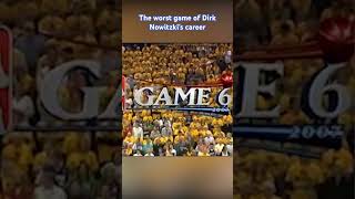 The worst game of Dirk Nowitzki’s career nba basketball sports mavericks shorts [upl. by Edialeda]